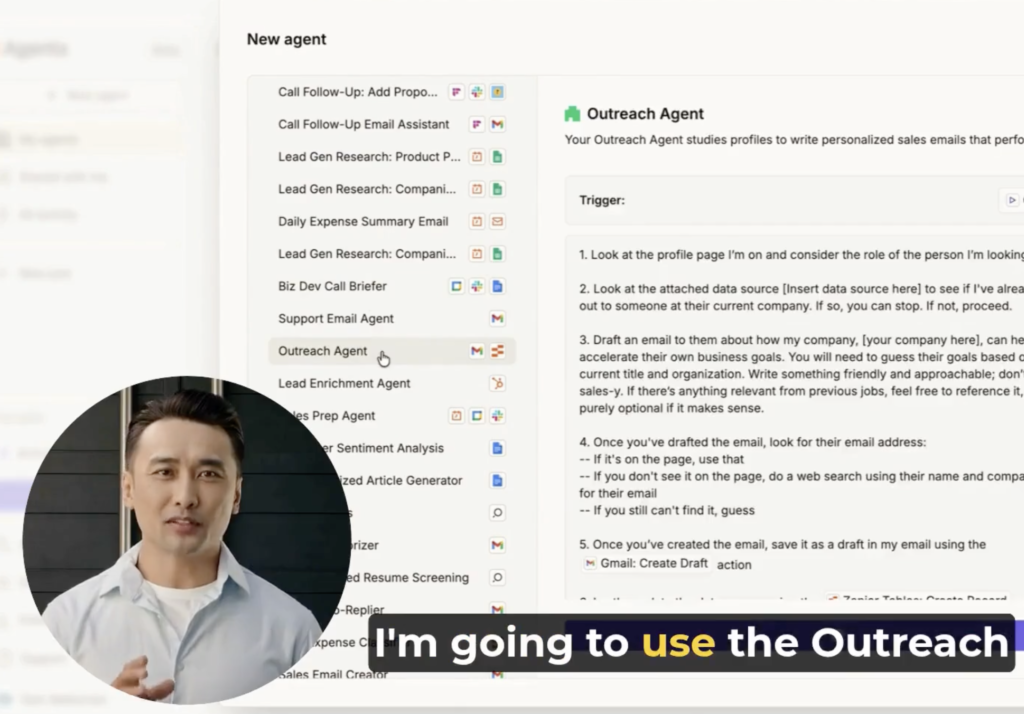 AI workflow automation demo with Zapier